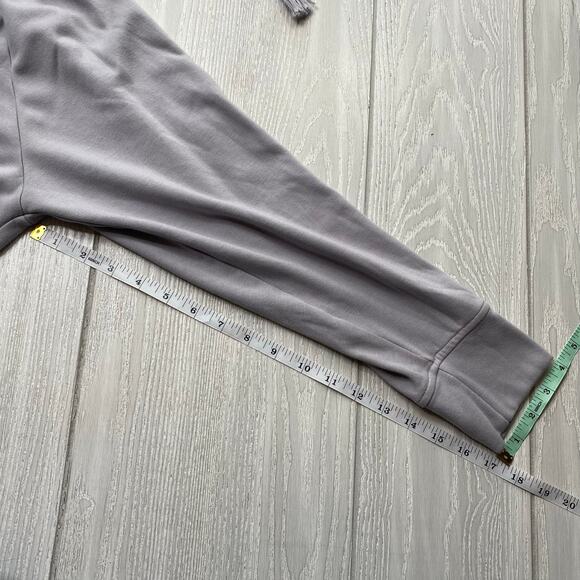 Fabletics Women's Light Grey Sydney Twist Front Crop Hoodie Size Small - Picture 6 of 9